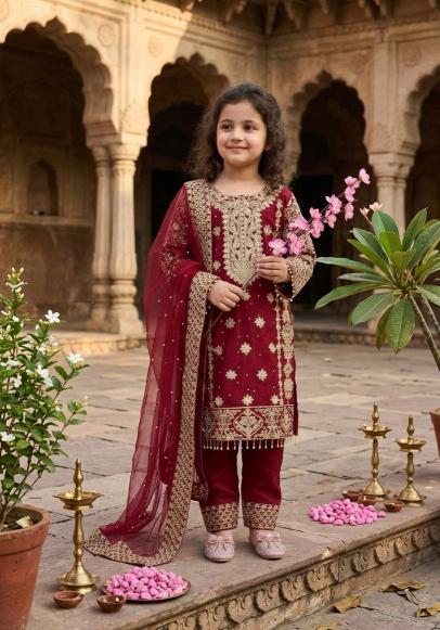 RRK 008 Georgette Kids clothing market in Hyderabad